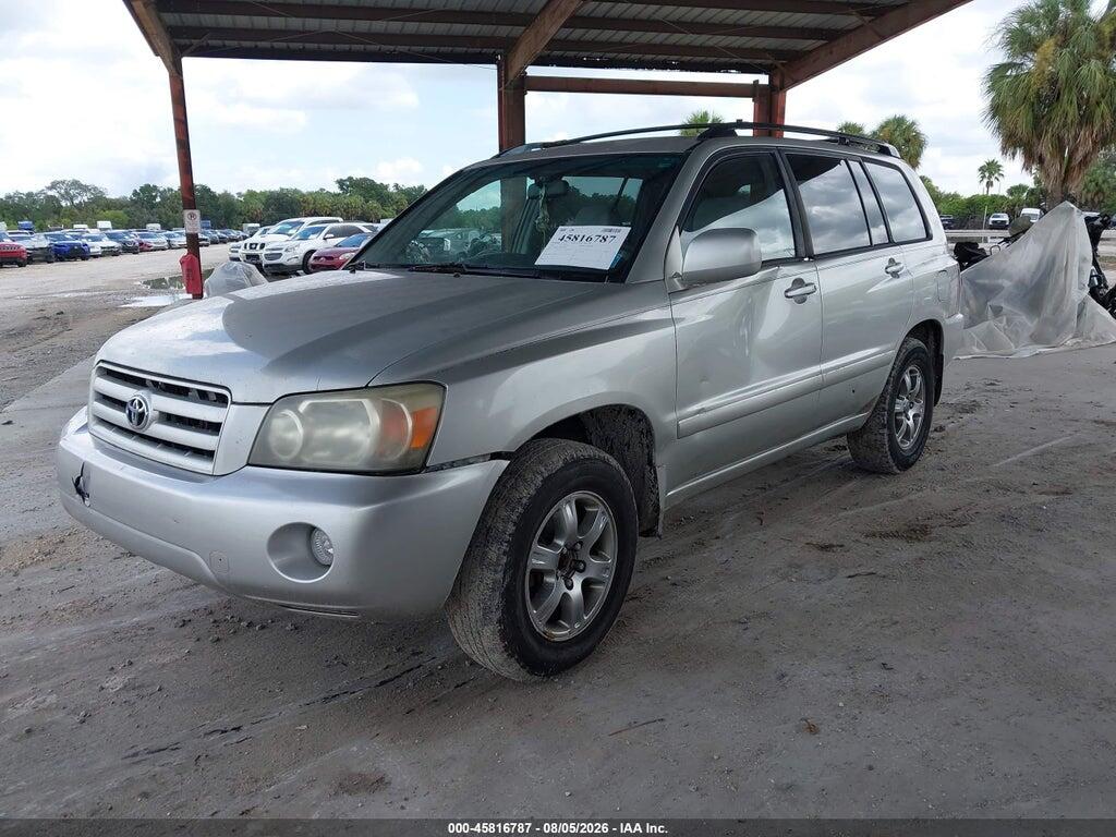 JTEDP21A650049013 2005 TOYOTA HIGHLANDER photo no. 2