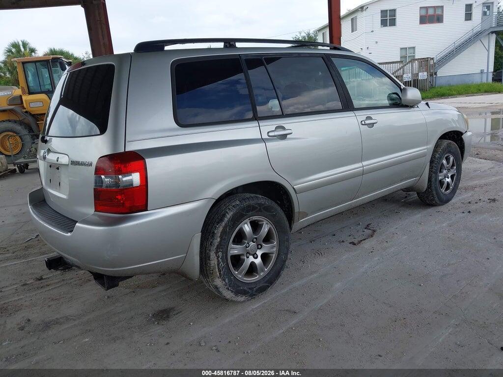 JTEDP21A650049013 2005 TOYOTA HIGHLANDER photo no. 4