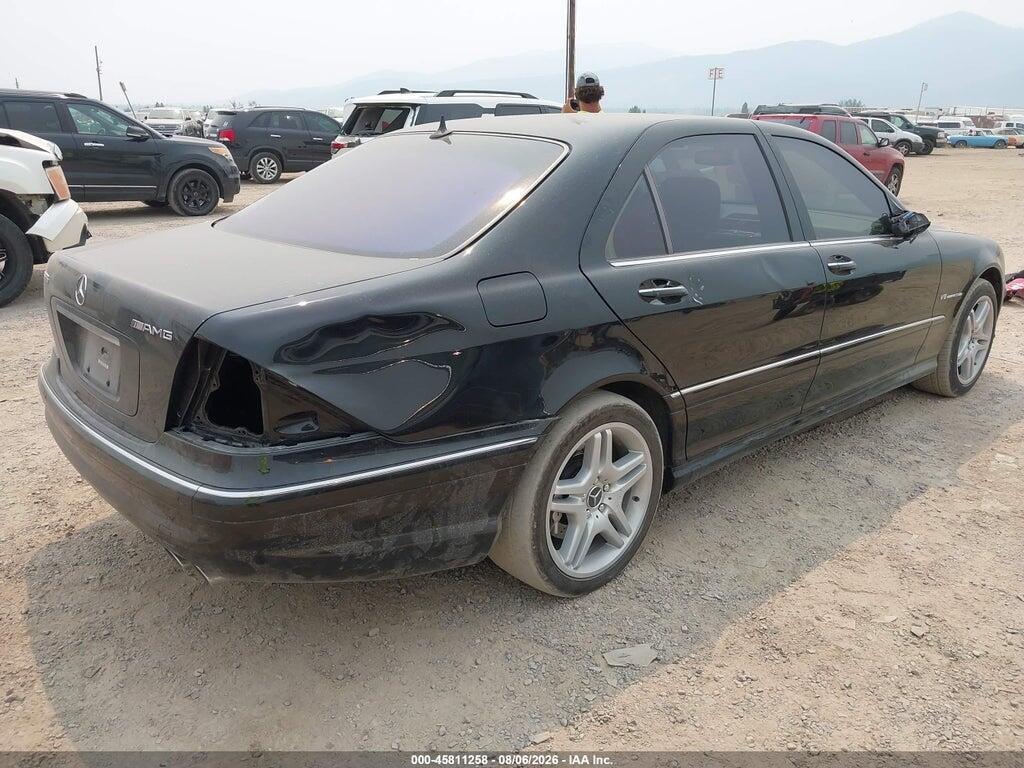 WDBNG74J05A453175 2005 MERCEDES-BENZ S 55 AMG photo no. 4