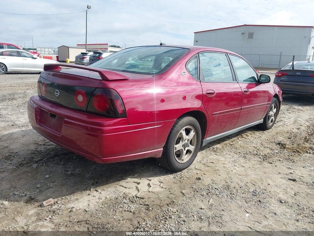 2G1WF52E459327926 2005 CHEVROLET IMPALA photo no. 4
