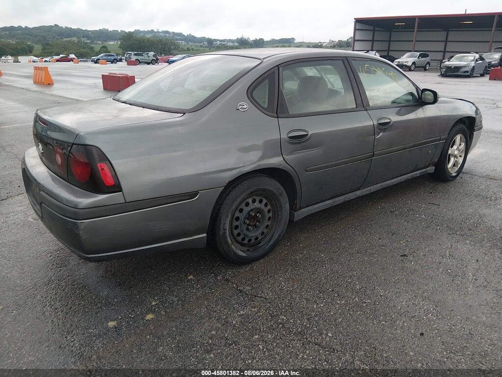 2G1WF52E259236377 2005 CHEVROLET IMPALA photo no. 4