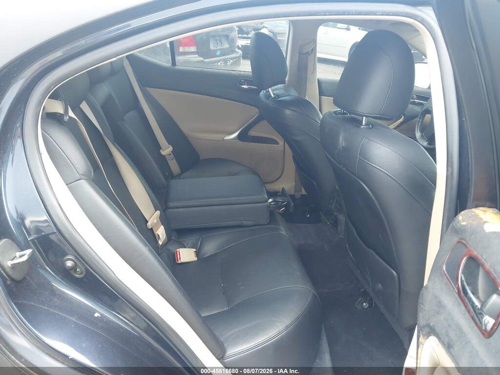 JTHBK262865004136 2006 LEXUS IS 250 photo no. 8