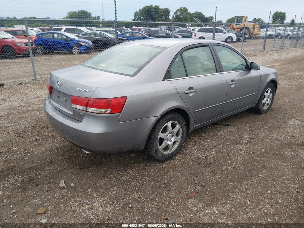 5NPEU46F17H158017 2007 HYUNDAI SONATA photo no. 4