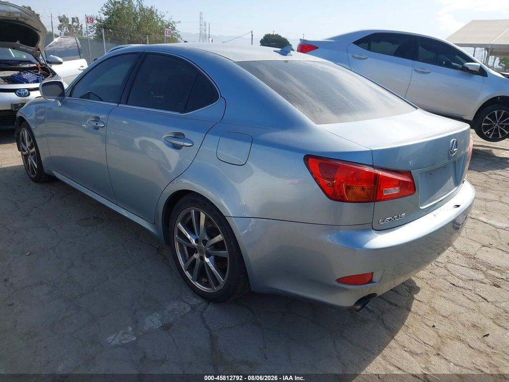 JTHBK262075046754 2007 LEXUS IS 250 photo no. 3