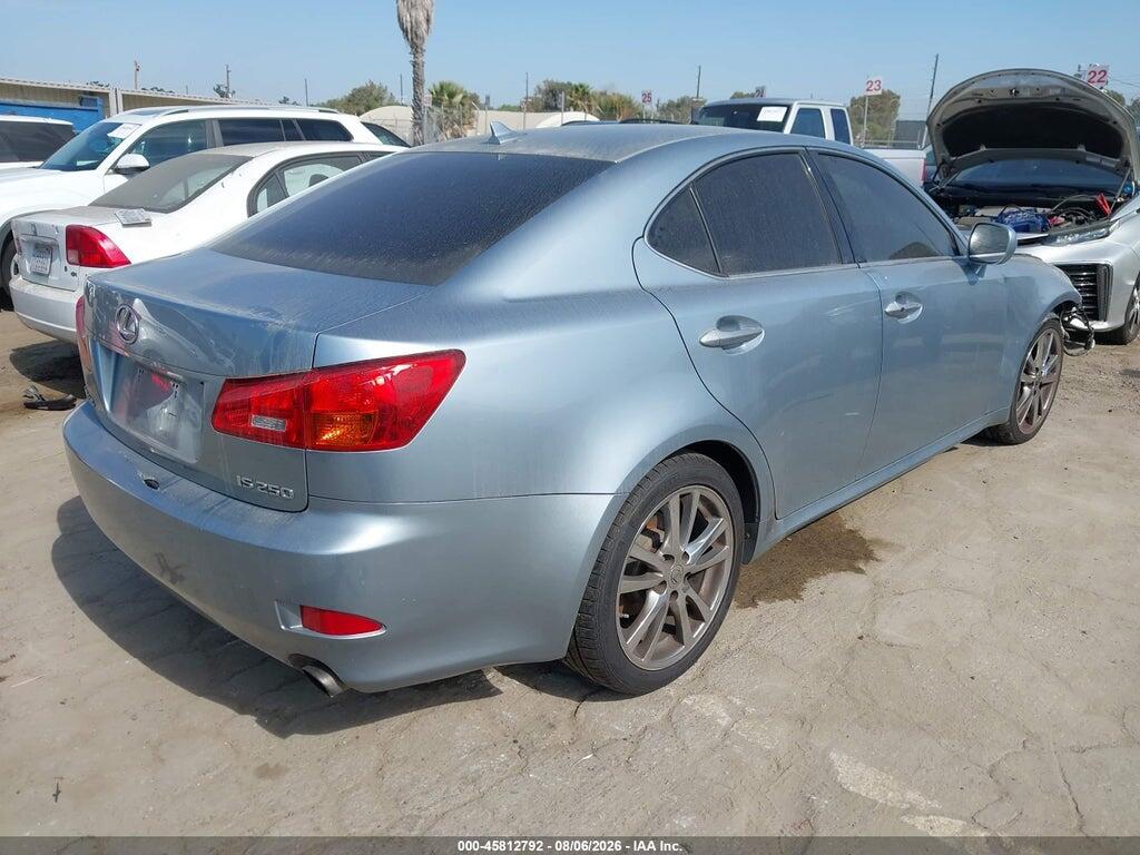 JTHBK262075046754 2007 LEXUS IS 250 photo no. 4