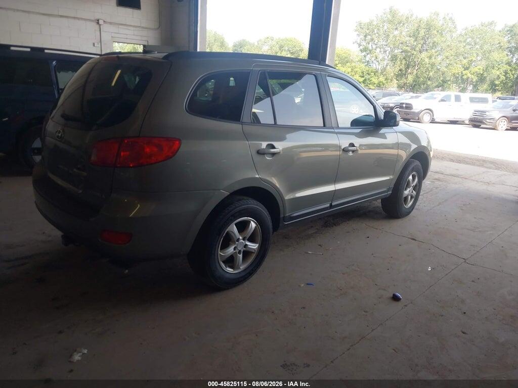 5NMSG13D28H193210 2008 HYUNDAI SANTA FE photo no. 4