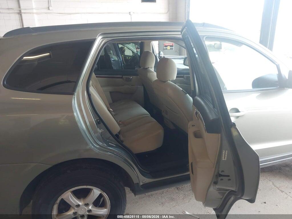 5NMSG13D28H193210 2008 HYUNDAI SANTA FE photo no. 8