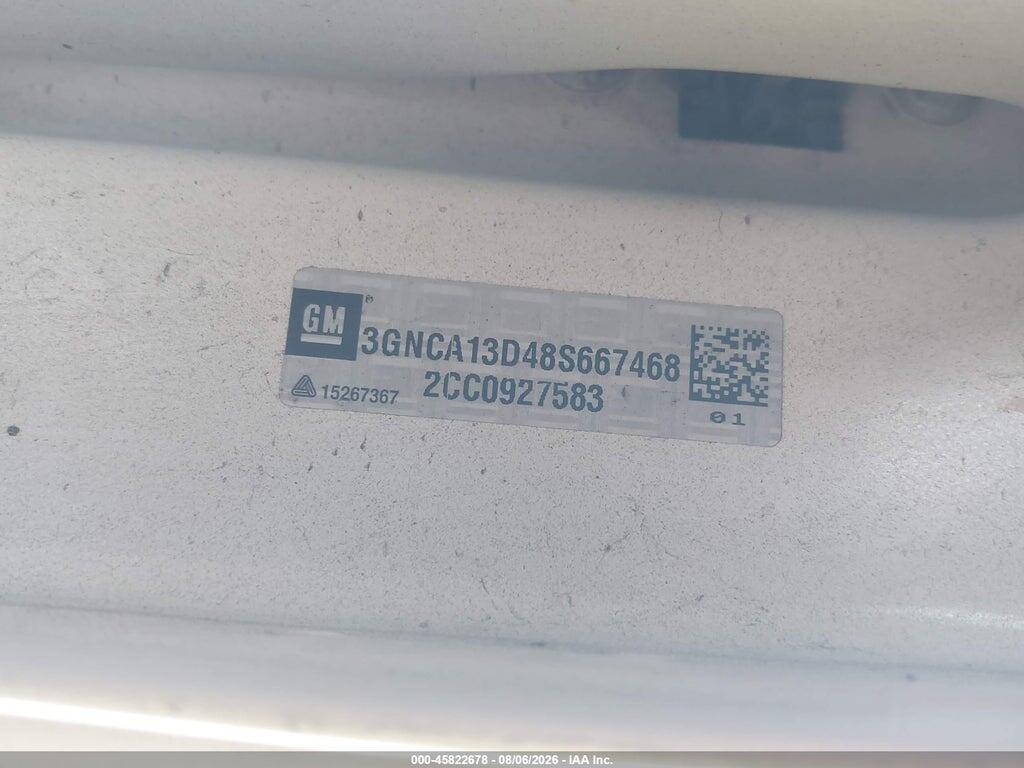 3GNCA13D48S667468 2008 CHEVROLET HHR photo no. 9