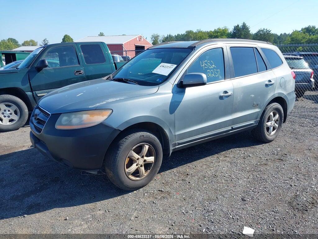 5NMSG13DX8H177904 2008 HYUNDAI SANTA FE photo no. 2