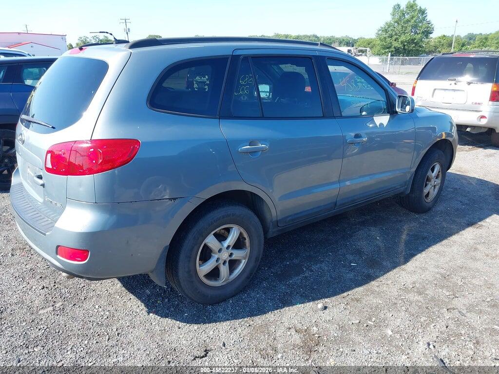 5NMSG13DX8H177904 2008 HYUNDAI SANTA FE photo no. 4