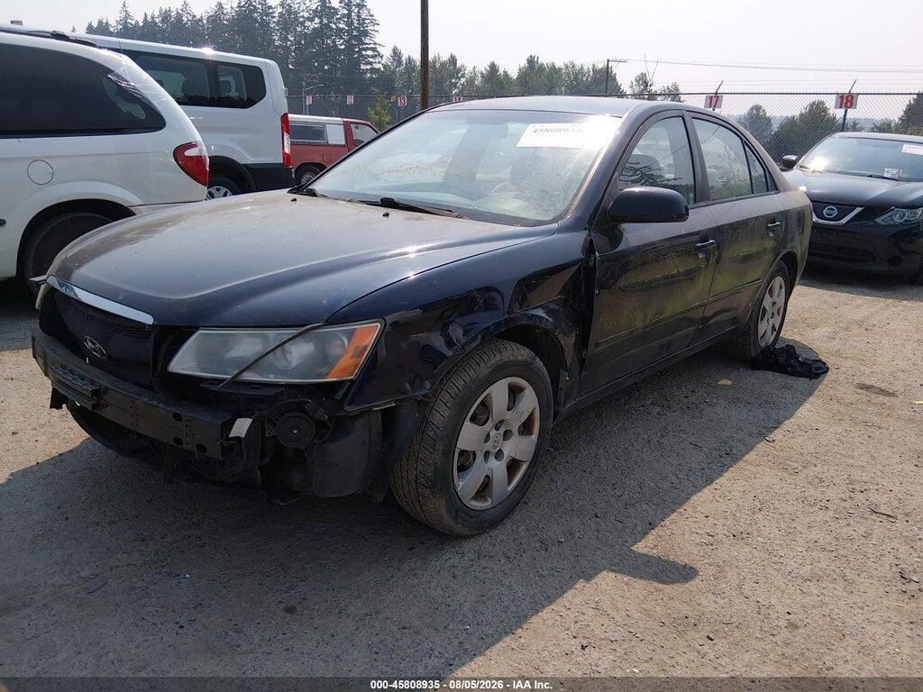 5NPET46C28H368409 2008 HYUNDAI SONATA photo no. 2