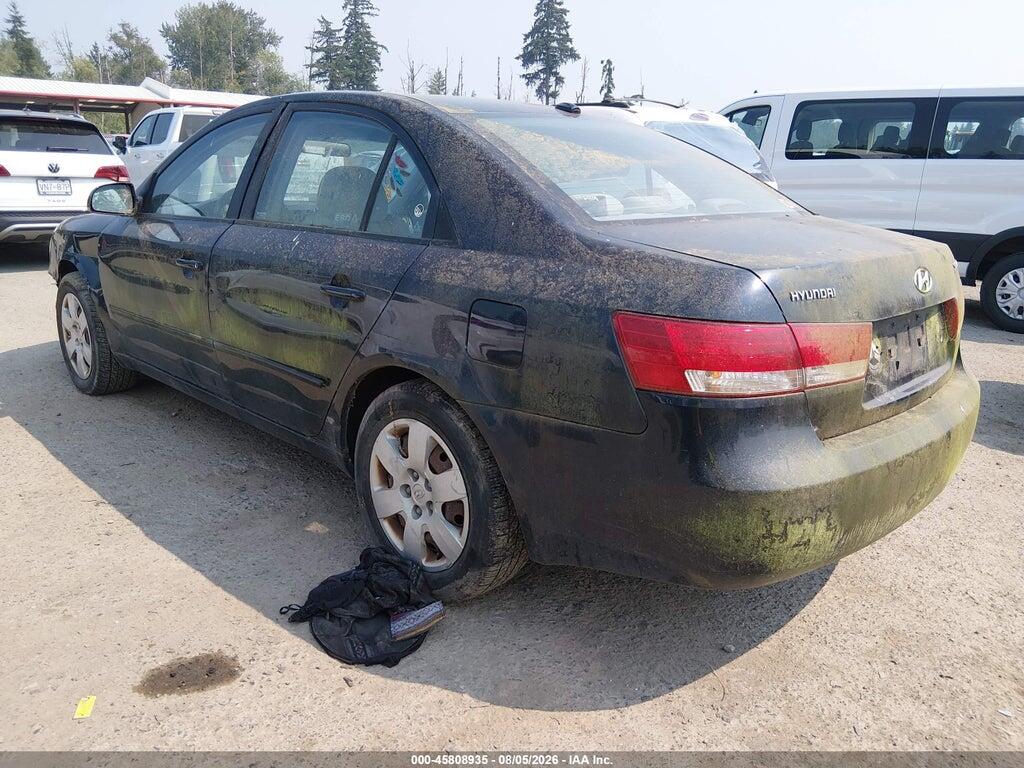 5NPET46C28H368409 2008 HYUNDAI SONATA photo no. 3