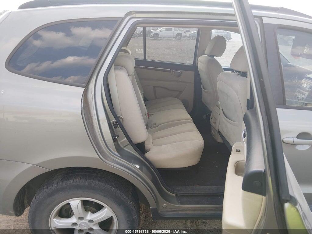 5NMSG13D58H147497 2008 HYUNDAI SANTA FE photo no. 8