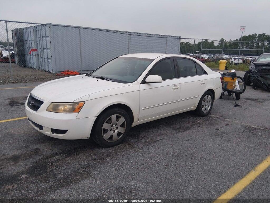 5NPET46C58H348901 2008 HYUNDAI SONATA photo no. 2