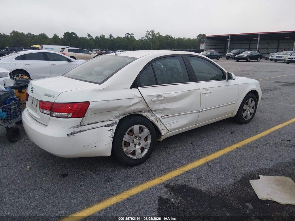 5NPET46C58H348901 2008 HYUNDAI SONATA photo no. 4