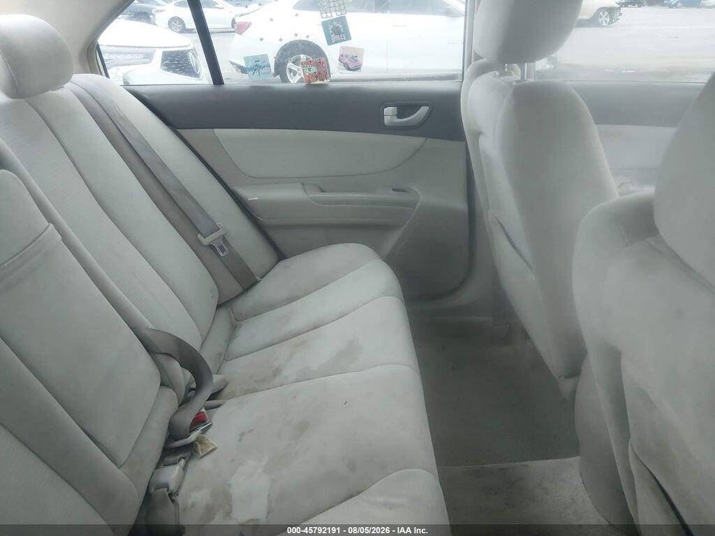 5NPET46C58H348901 2008 HYUNDAI SONATA photo no. 8