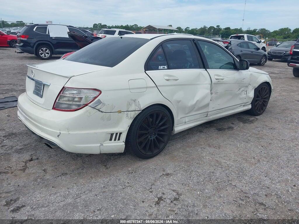WDDGF54X88F183325 2008 MERCEDES-BENZ C 300 photo no. 4