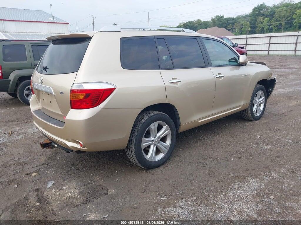 JTEDS42A282067722 2008 TOYOTA HIGHLANDER photo no. 4
