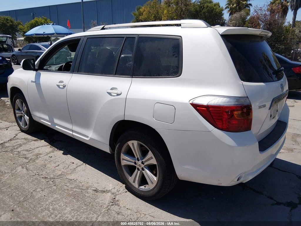 JTEDS43A892069250 2009 TOYOTA HIGHLANDER photo no. 3