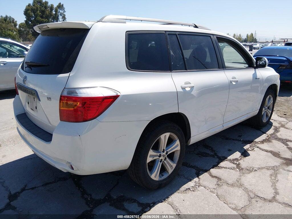 JTEDS43A892069250 2009 TOYOTA HIGHLANDER photo no. 4