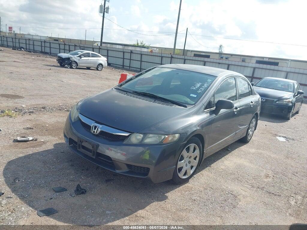 2HGFA16549H325017 2009 HONDA CIVIC photo no. 2