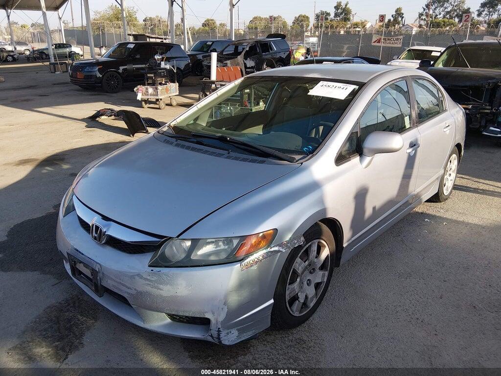 2HGFA16559H327794 2009 HONDA CIVIC photo no. 2