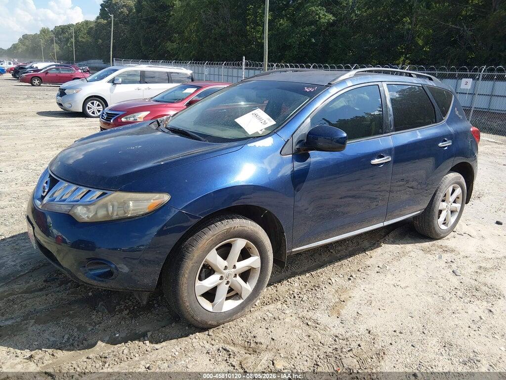 JN8AZ18UX9W021170 2009 NISSAN MURANO photo no. 2