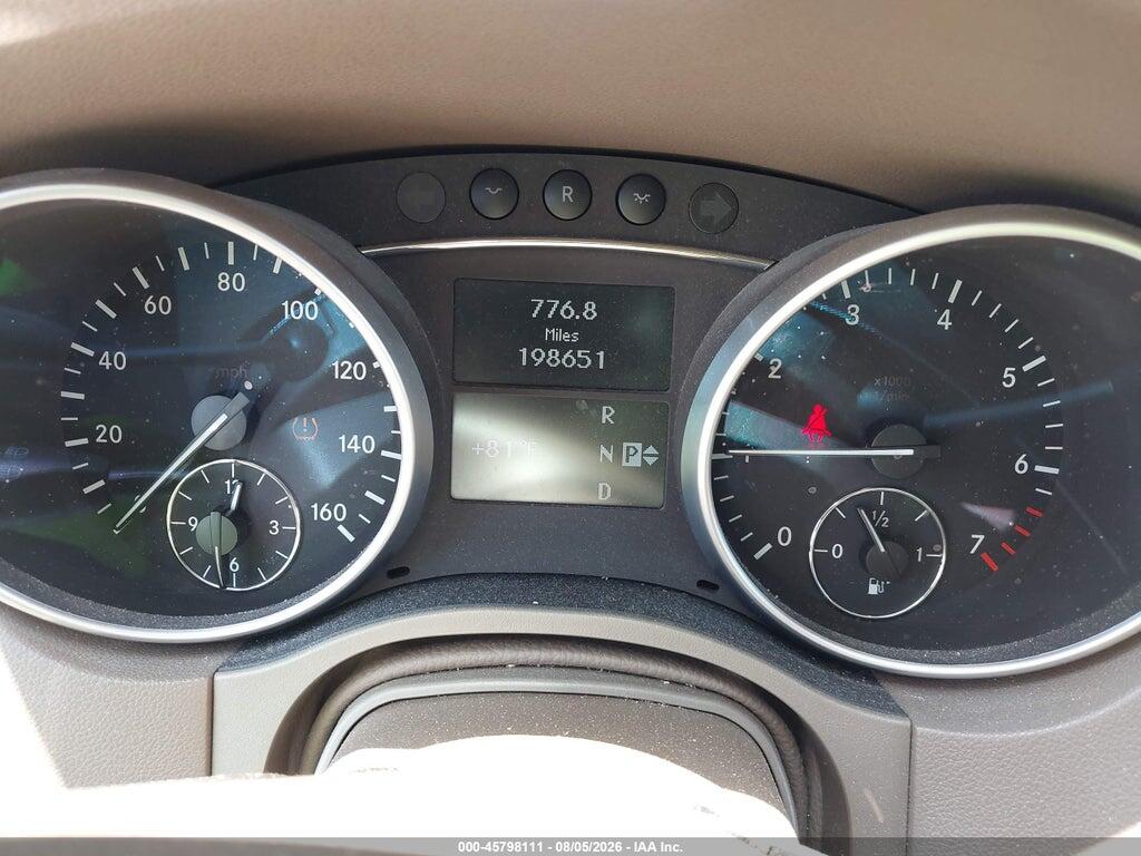 4JGBB72E89A499959 2009 MERCEDES-BENZ ML 550 photo no. 7