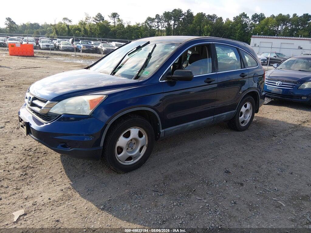 5J6RE4H31AL006107 2010 HONDA CR-V photo no. 2