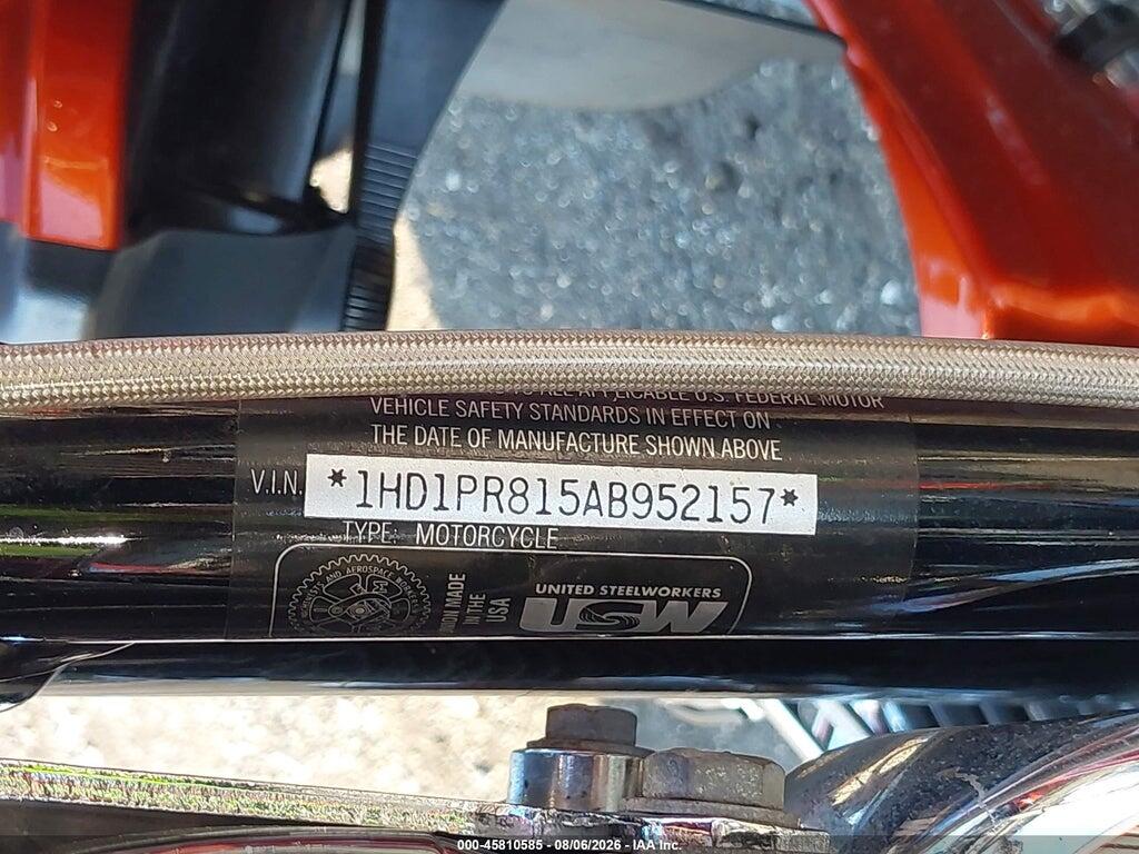 1HD1PR815AB952157 2010 HARLEY-DAVIDSON FLHTCUSE5 photo no. 10
