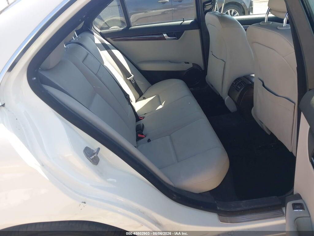 WDDGF5EB8AF429539 2010 MERCEDES-BENZ C 300 photo no. 8