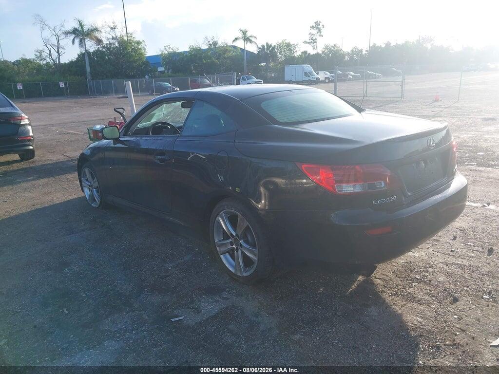 JTHFF2C27A2502560 2010 LEXUS IS 250C photo no. 3