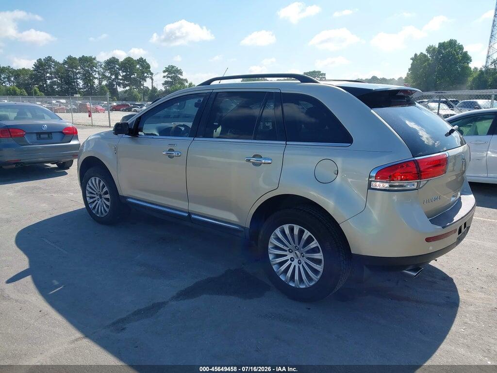2LMDJ6JK3BBJ07840 2011 LINCOLN MKX photo no. 3