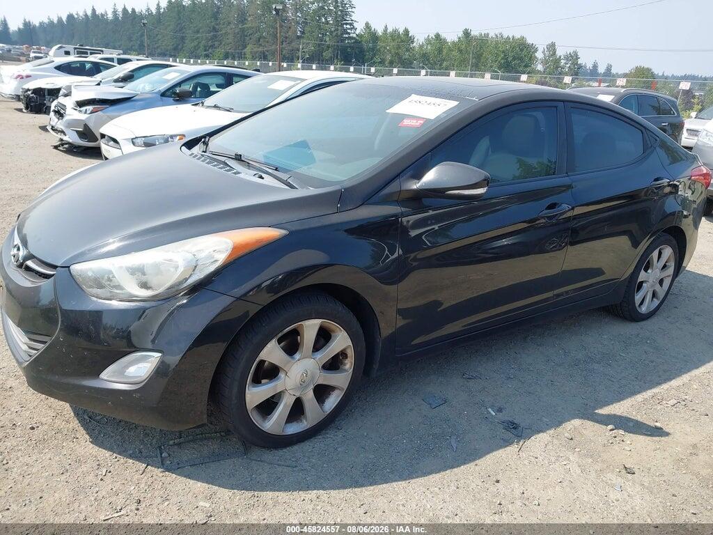 5NPDH4AEXBH021908 2011 HYUNDAI ELANTRA photo no. 2