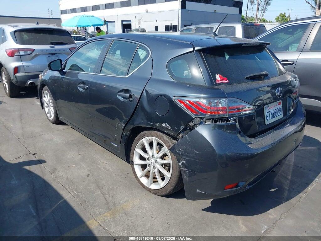 JTHKD5BH8B2046274 2011 LEXUS CT 200H photo no. 3