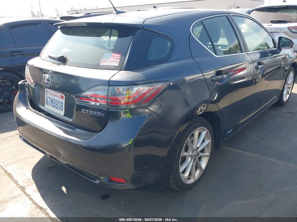 JTHKD5BH8B2046274 2011 LEXUS CT 200H photo no. 4