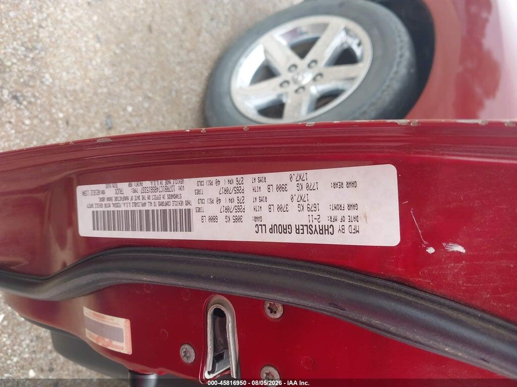 1D7RB1CT4BS615337 2011 RAM RAM 1500 photo no. 9