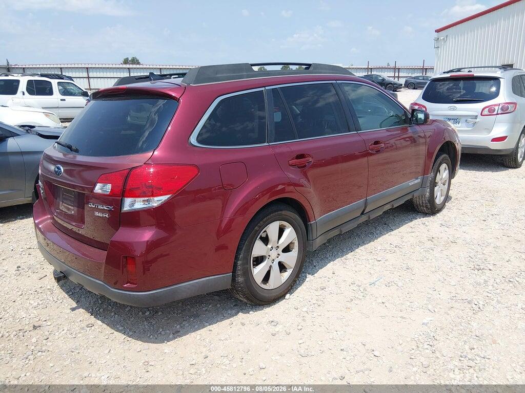 4S4BRDKC4B2371100 2011 SUBARU OUTBACK photo no. 4