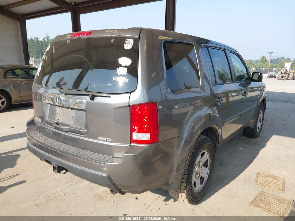 5FNYF4H2XBB028732 2011 HONDA PILOT photo no. 4