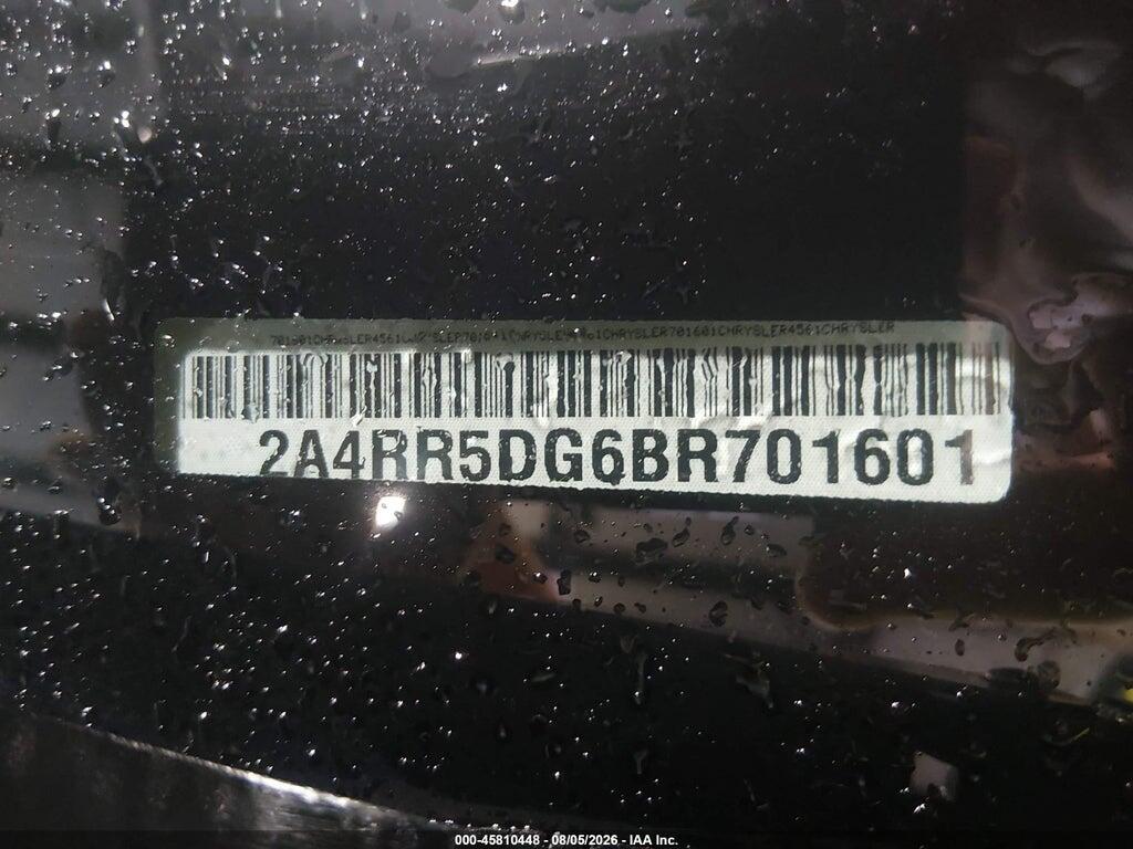 2A4RR5DG6BR701601 2011 CHRYSLER TOWN & COUNTRY photo no. 9
