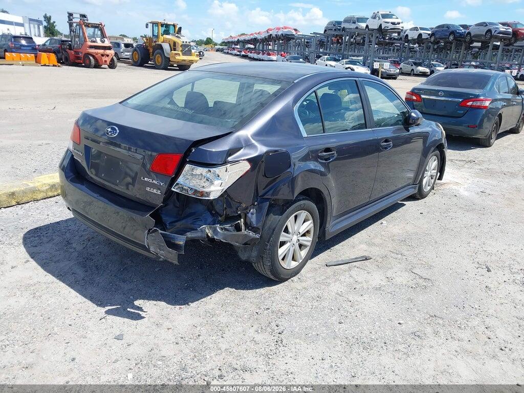 4S3BMBB65B3210153 2011 SUBARU LEGACY photo no. 4