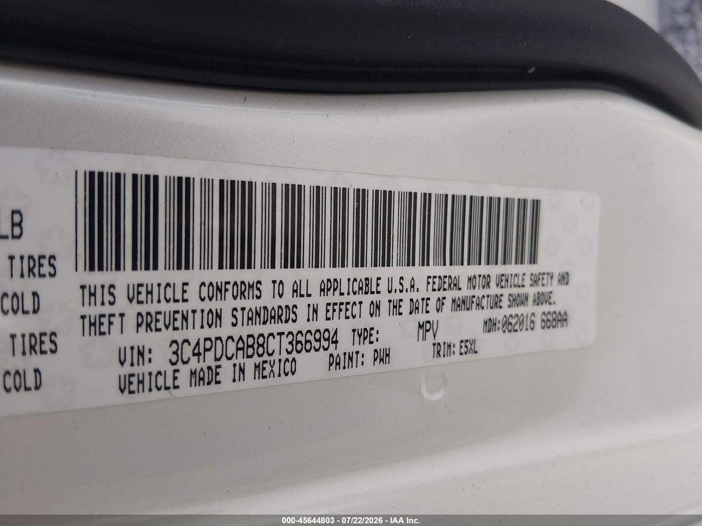 3C4PDCAB8CT366994 2012 DODGE JOURNEY photo no. 9