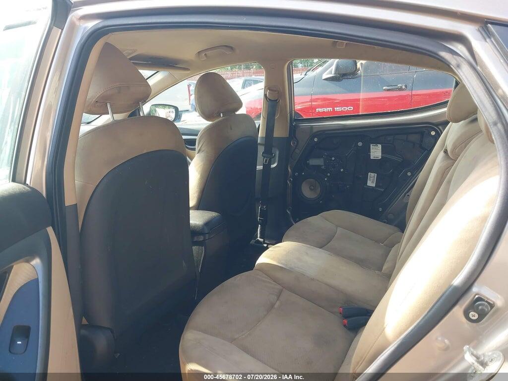 5NPDH4AE9CH073693 2012 HYUNDAI ELANTRA photo no. 8