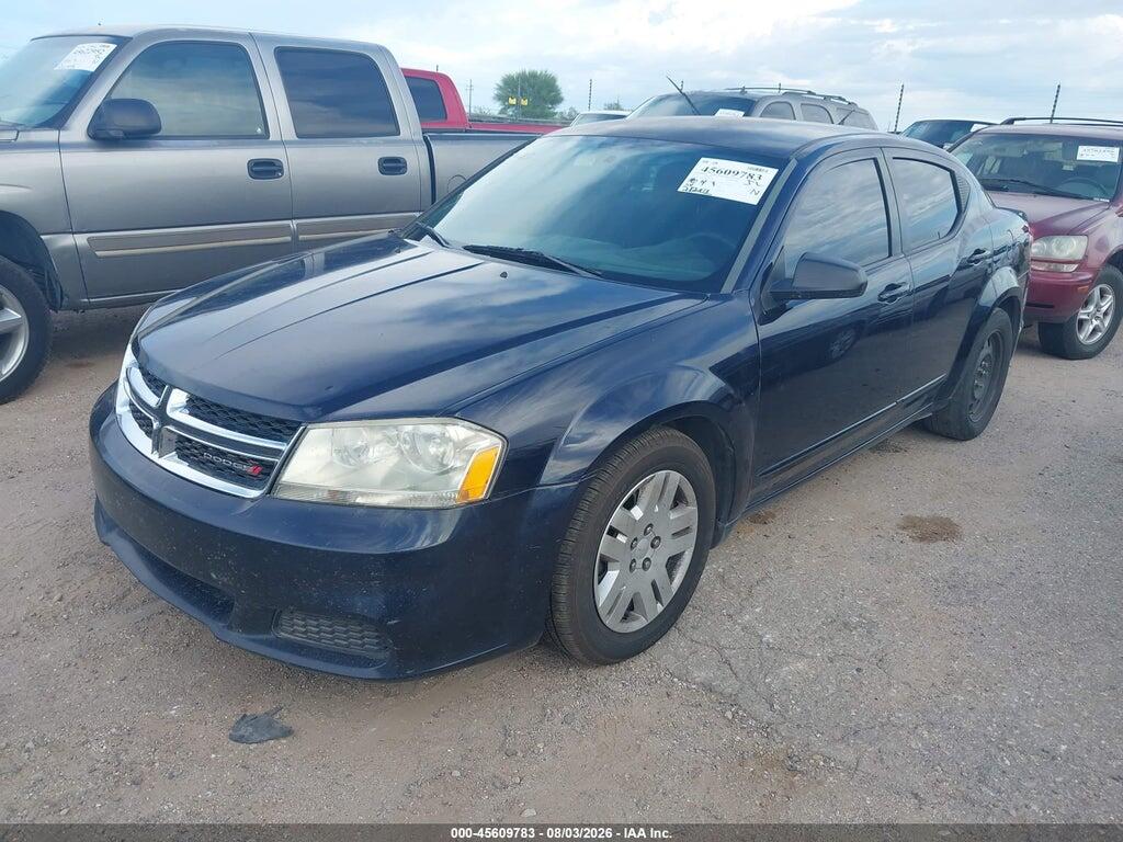 1C3CDZAG1CN327746 2012 DODGE AVENGER photo no. 2