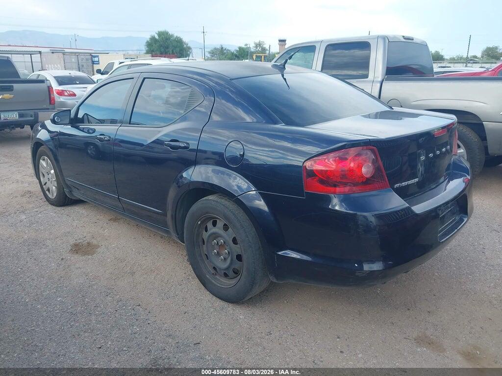 1C3CDZAG1CN327746 2012 DODGE AVENGER photo no. 3