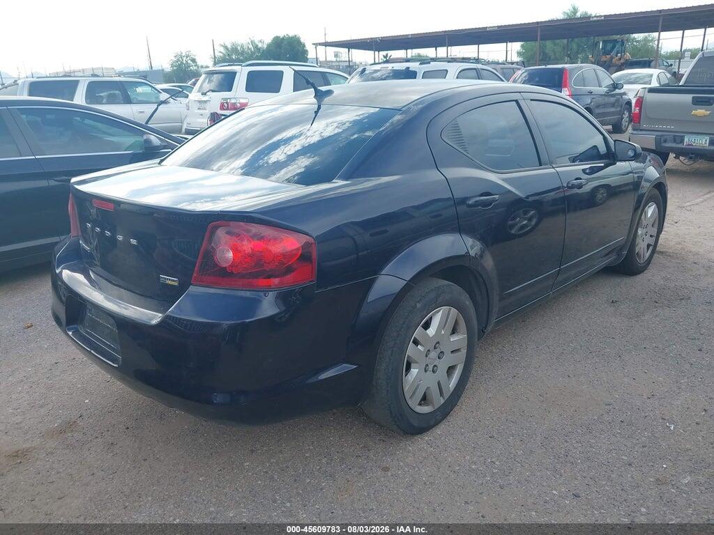1C3CDZAG1CN327746 2012 DODGE AVENGER photo no. 4
