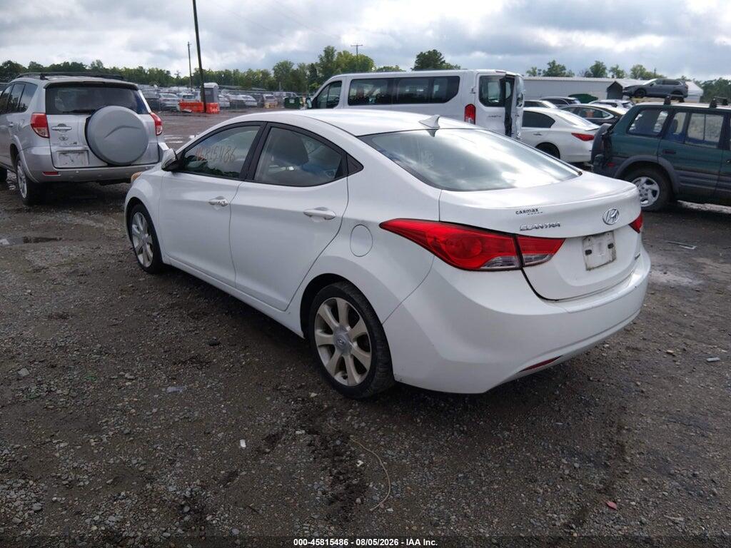 5NPDH4AE2CH090710 2012 HYUNDAI ELANTRA photo no. 3