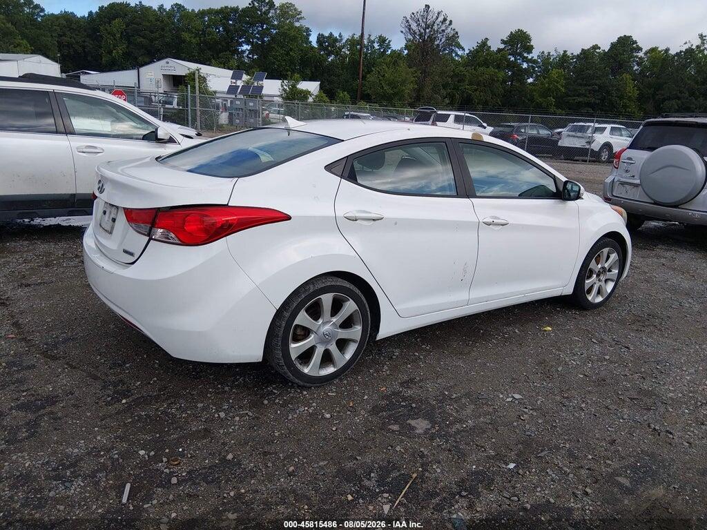 5NPDH4AE2CH090710 2012 HYUNDAI ELANTRA photo no. 4