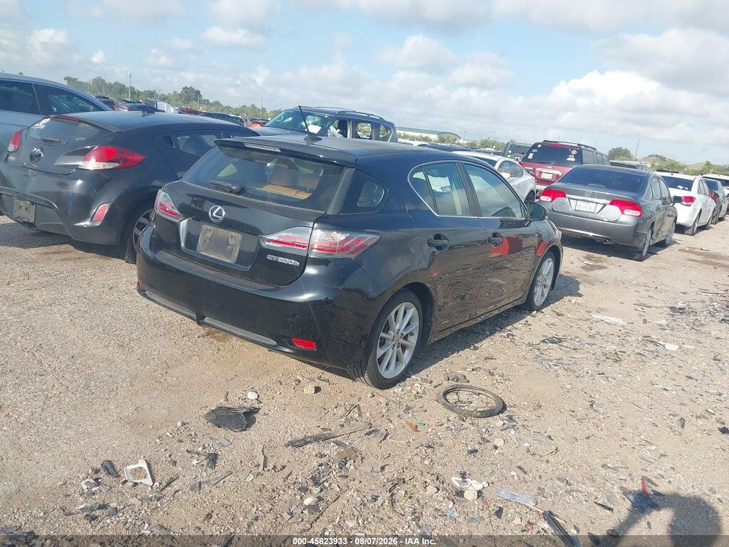 JTHKD5BH8C2102392 2012 LEXUS CT 200H photo no. 4