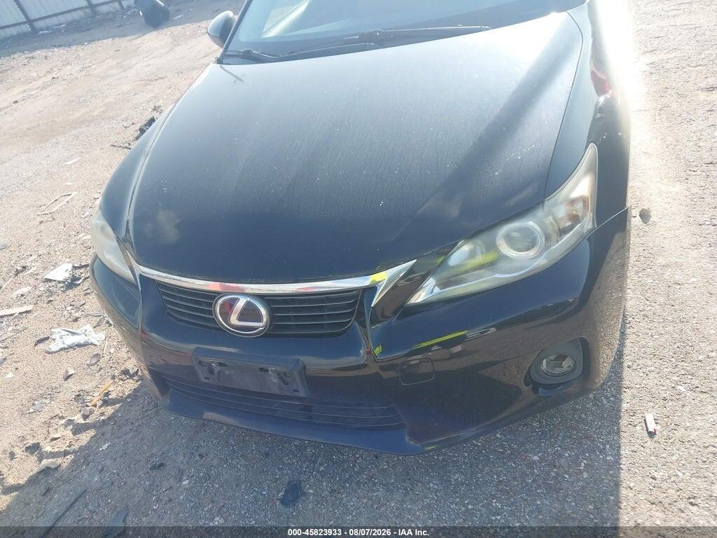 JTHKD5BH8C2102392 2012 LEXUS CT 200H photo no. 6